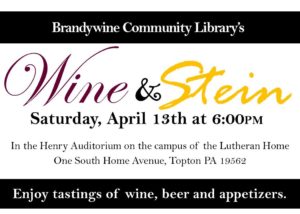 Wine & Stein Fundraiser @ Topton Lutheran Home, Henry Auditorium | Topton | Pennsylvania | United States