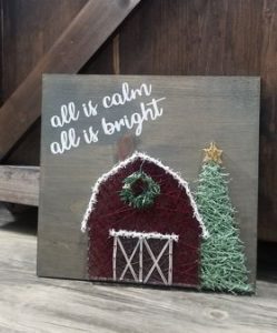 Holiday String Art with Lisa