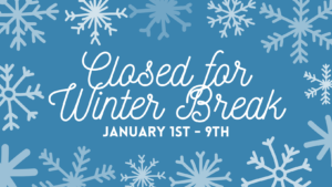 Closed for Winter Break