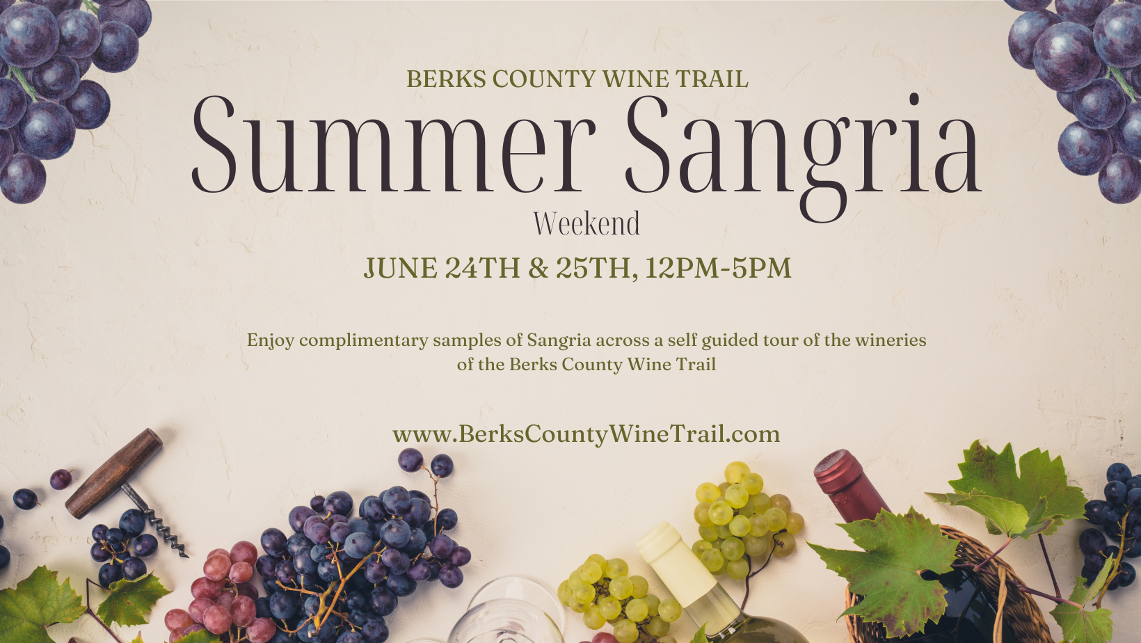 Berks County Wine Trail, Summer Sangria Weekend – Setter Ridge Vineyards