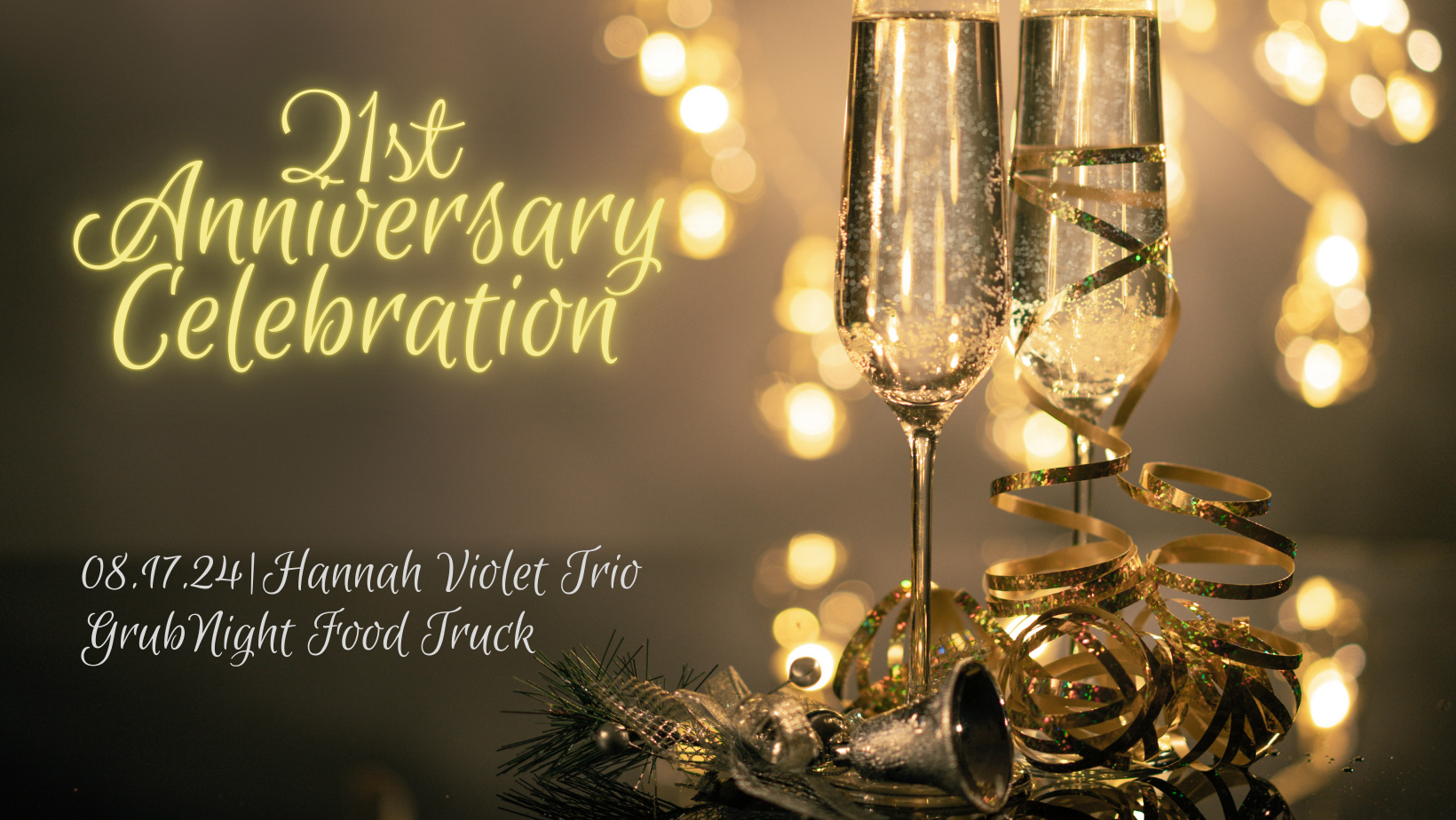 21st Anniversary Celebration with Hannah Violet Trio & Heart & Hearth ...