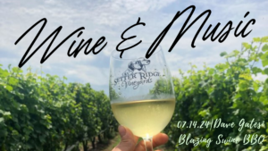 Wine & Music featuring Dave Gates & Blazing Swine BBQ @ Setter Ridge Vineyards | Kutztown | Pennsylvania | United States