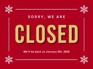 Closed for Winter Break